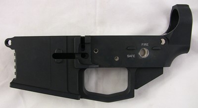 M1 Machining 80% lower receiver left side